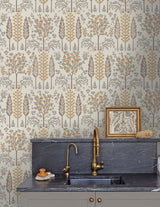 Rifle Paper Co. Fenna Gold Wallpaper