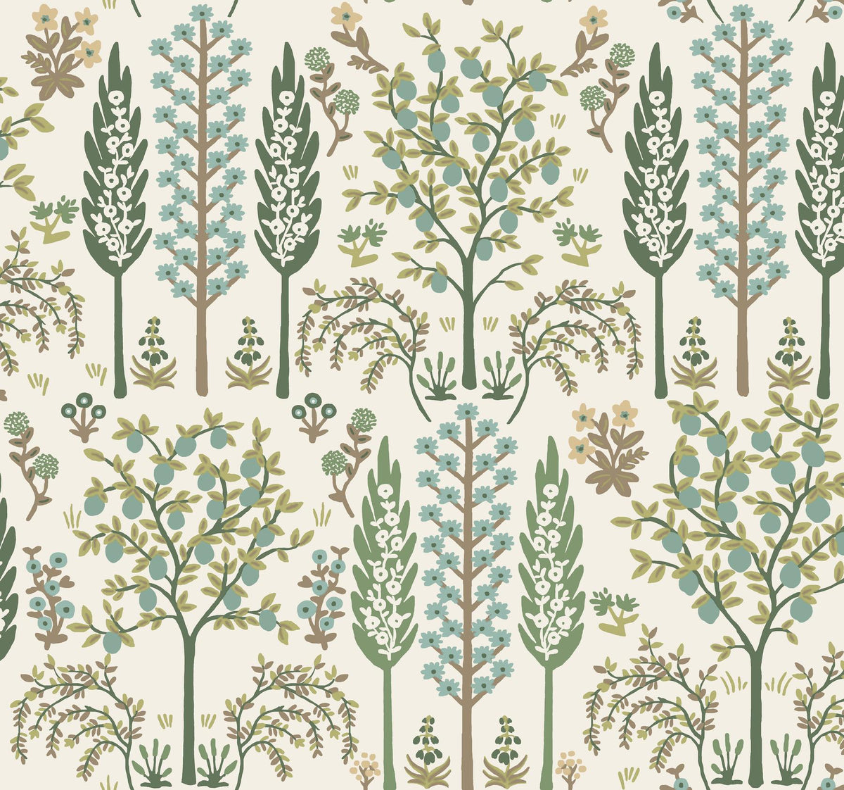 Rifle Paper Co. Fenna Green Wallpaper