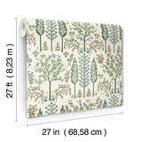 Rifle Paper Co. Fenna Green Wallpaper