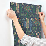 Rifle Paper Co. Fenna Navy Multi Wallpaper