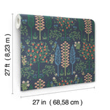 Rifle Paper Co. Fenna Navy Multi Wallpaper
