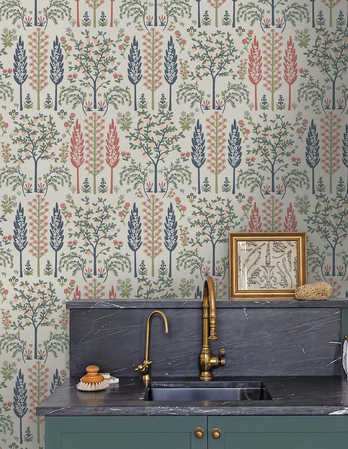 Rifle Paper Co. Fenna Cream Multi Wallpaper