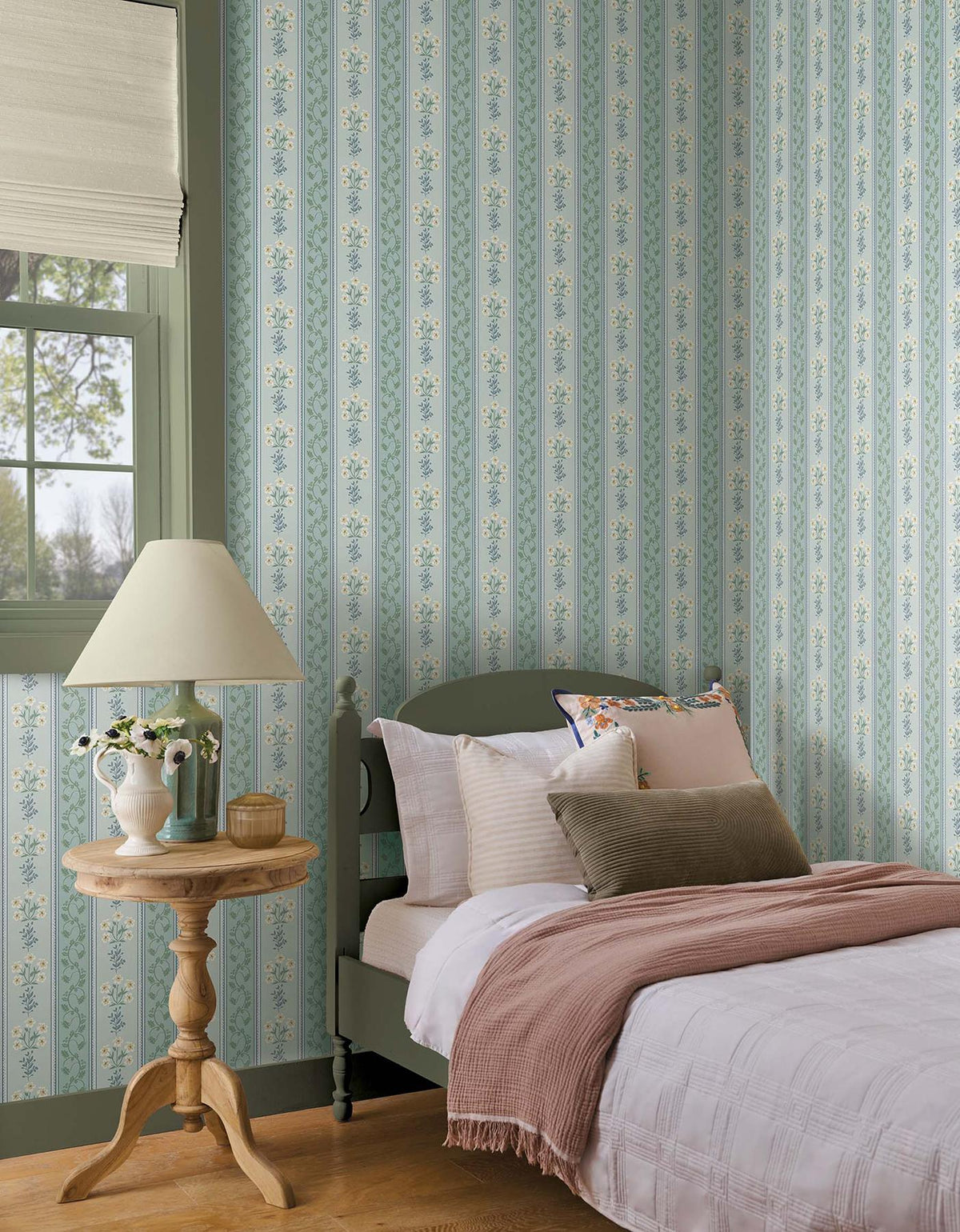 Rifle Paper Co. Portico Blue Wallpaper