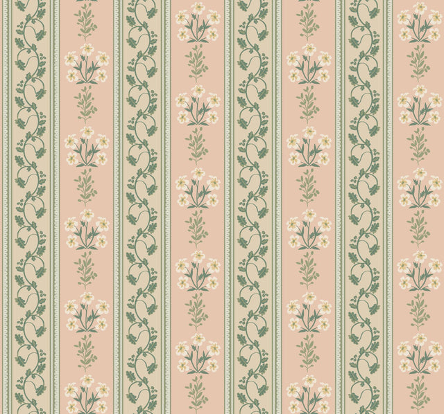 Rifle Paper Co. Portico Blush Wallpaper