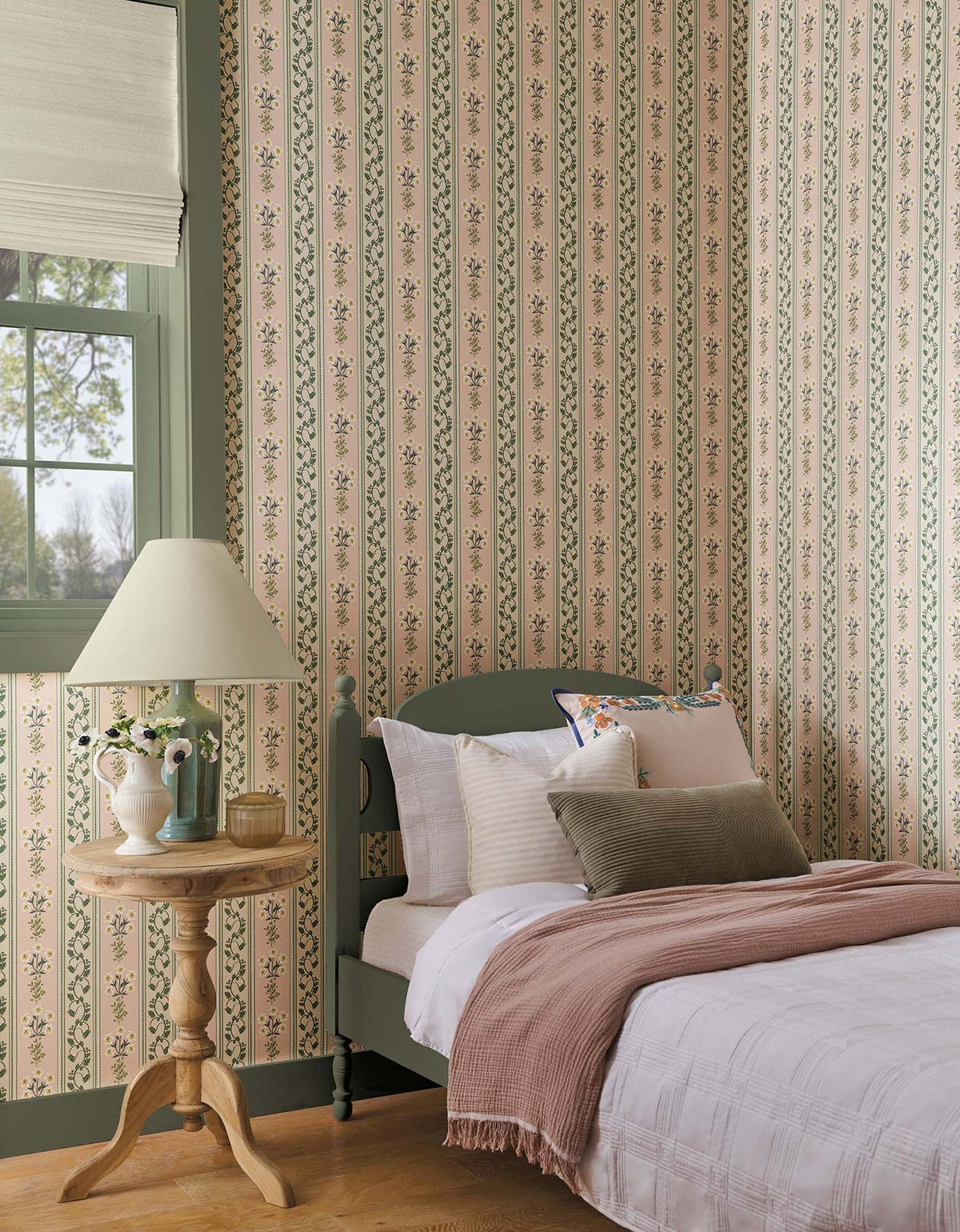 Rifle Paper Co. Portico Blush Wallpaper