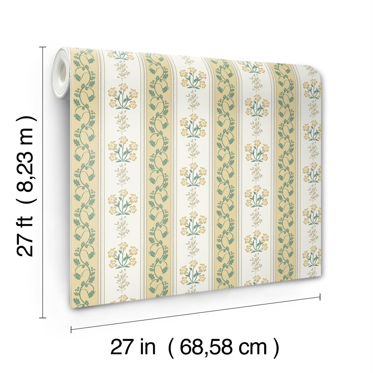 Rifle Paper Co. Portico Gold & Cream Wallpaper