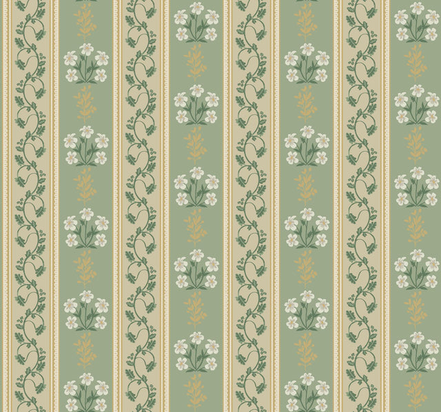 Rifle Paper Co. Portico Sage Wallpaper