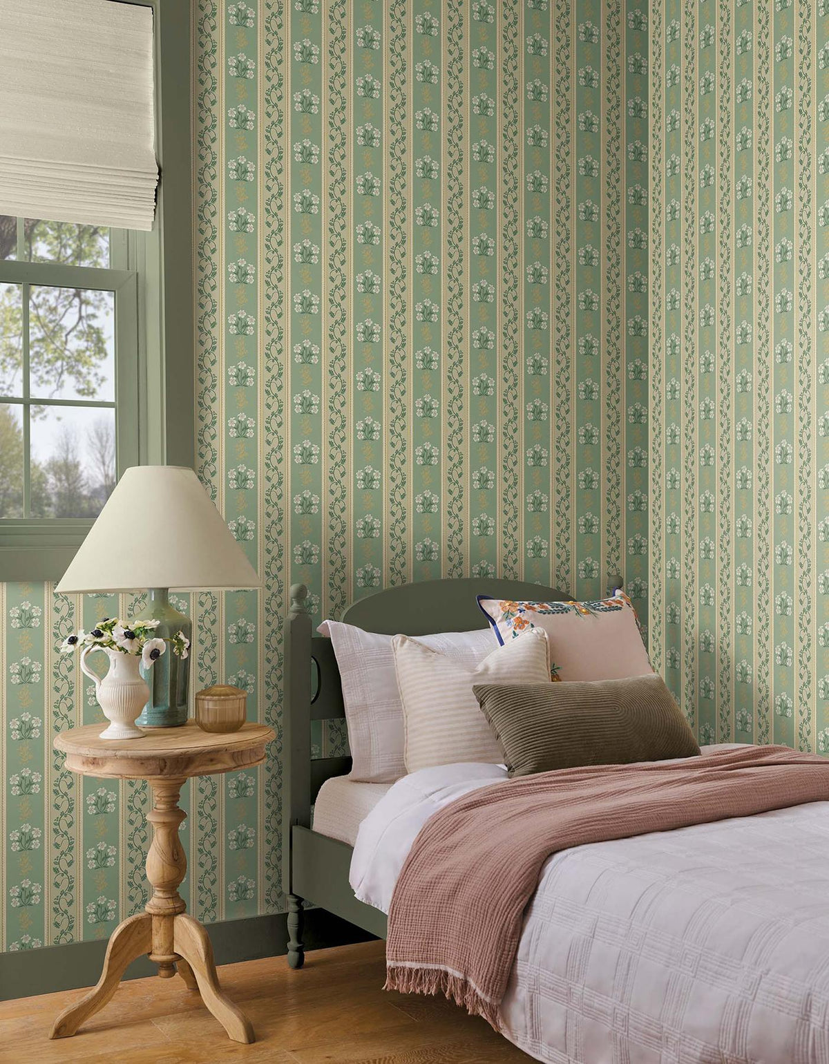 Rifle Paper Co. Portico Sage Wallpaper
