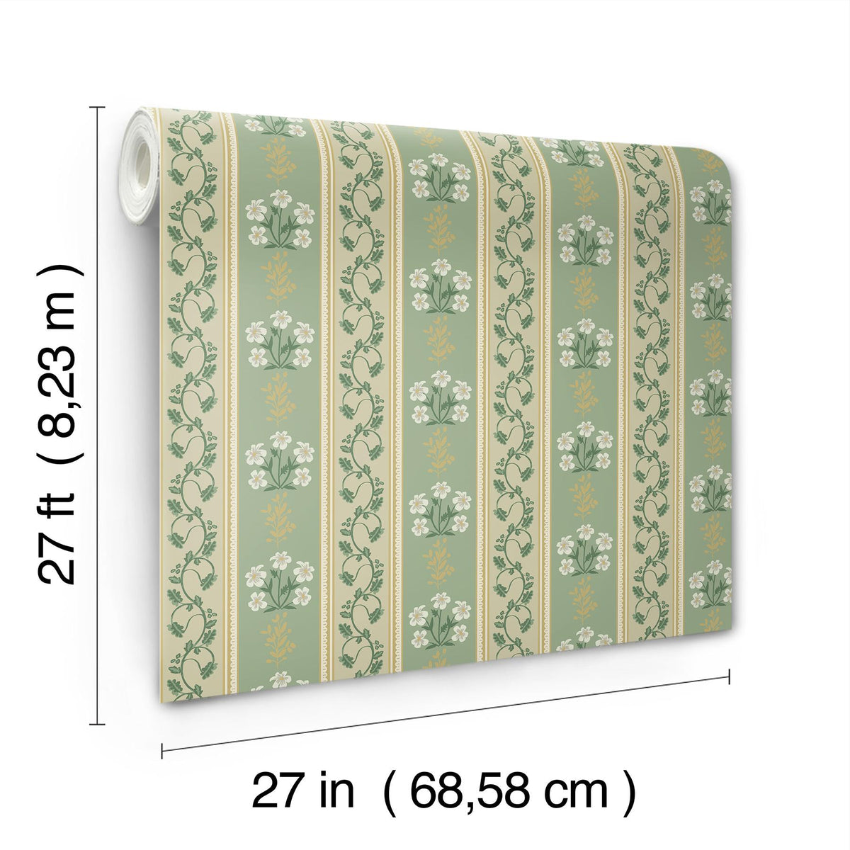 Rifle Paper Co. Portico Sage Wallpaper