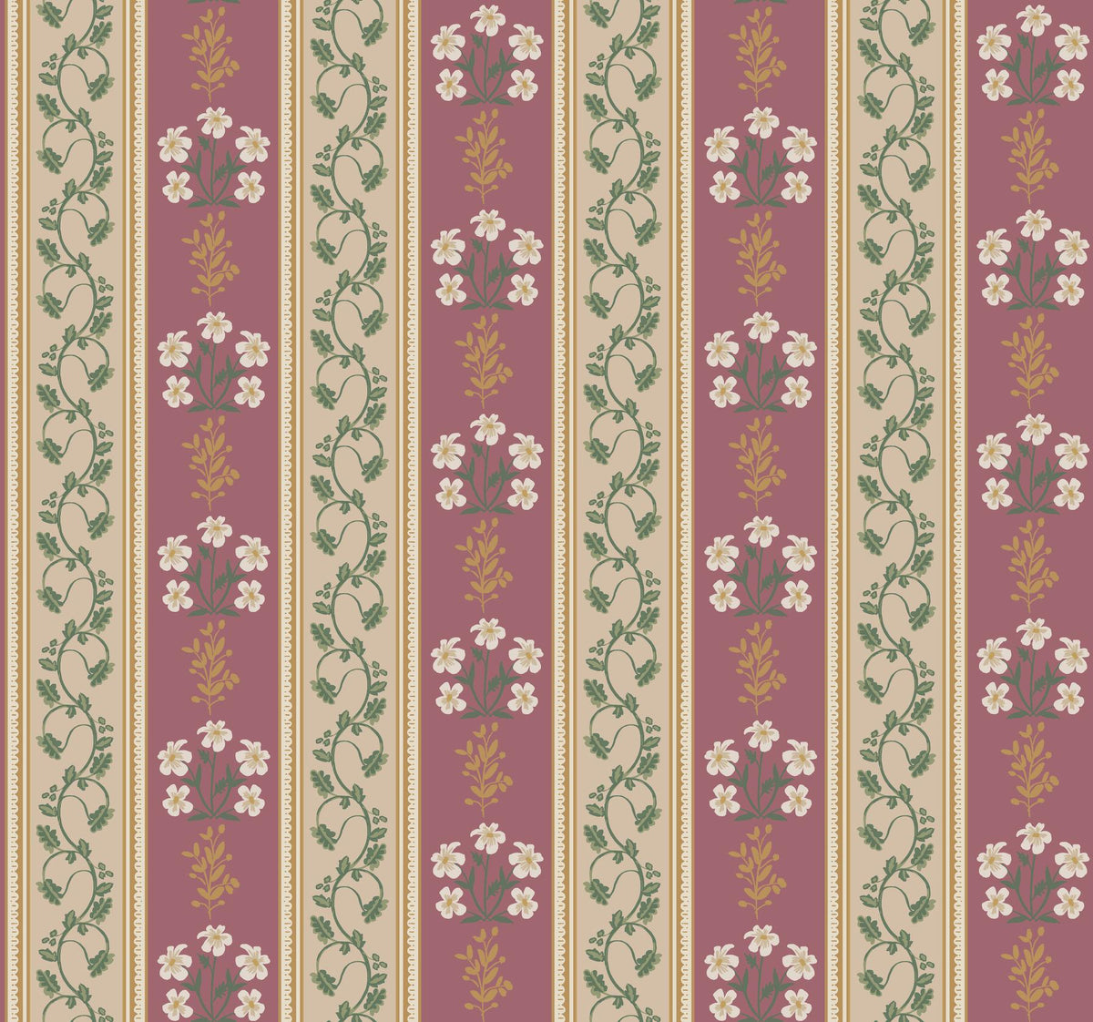 Rifle Paper Co. Portico Burgundy Wallpaper