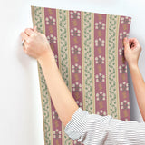 Rifle Paper Co. Portico Burgundy Wallpaper