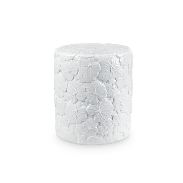 Villa & House Cool White Amara Stool/Side Table