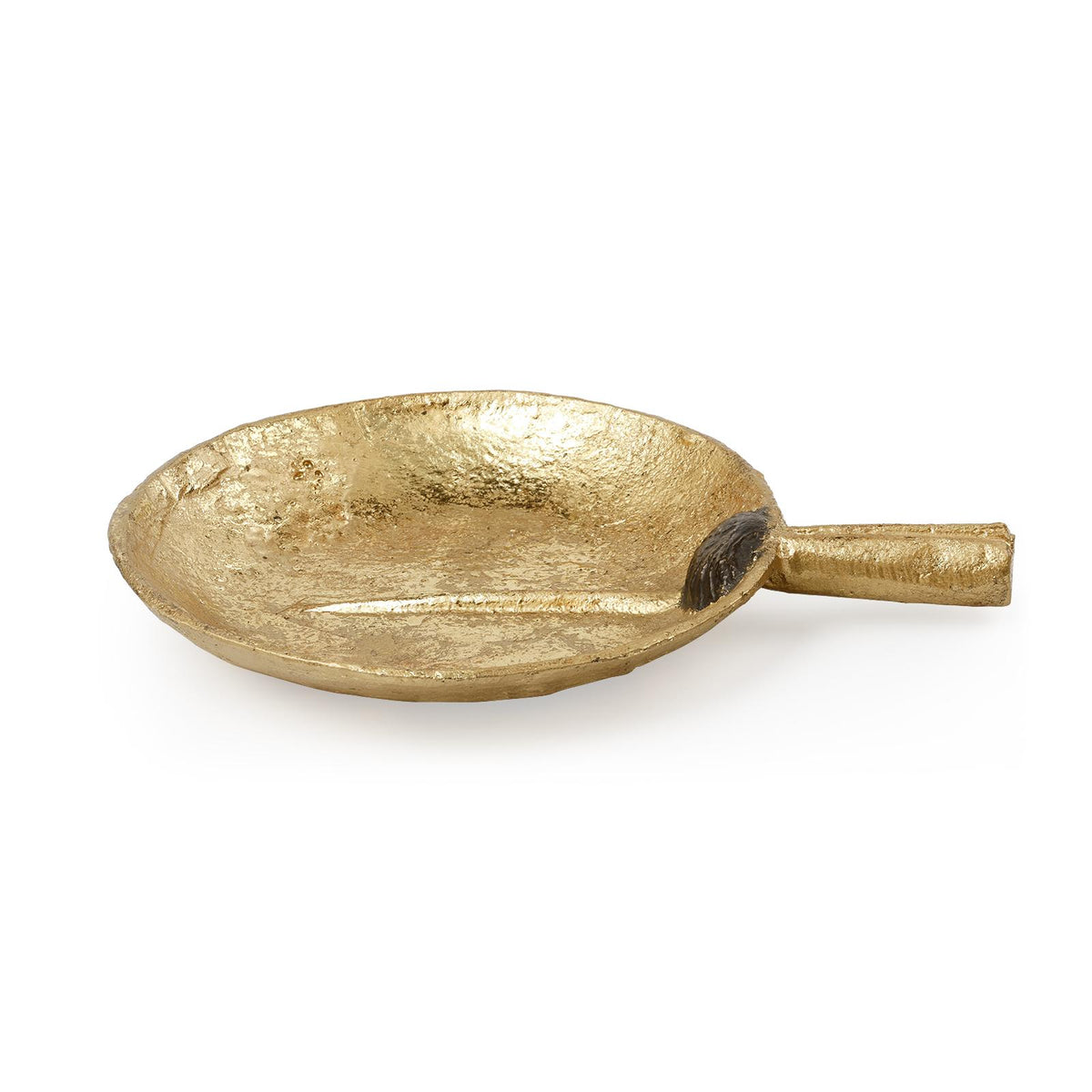 Villa & House Gold Leaf Clovis Round Plate