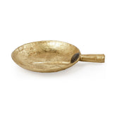 Villa & House Gold Leaf Clovis Round Plate