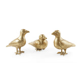 Villa & House Gold Leaf Doves Statue Set of 3