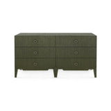 Villa & House Deep Olive Madeline Extra Large 6-Drawer
