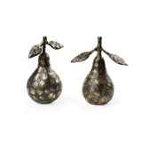 Villa & House Bronze Pears Statue Set of 2