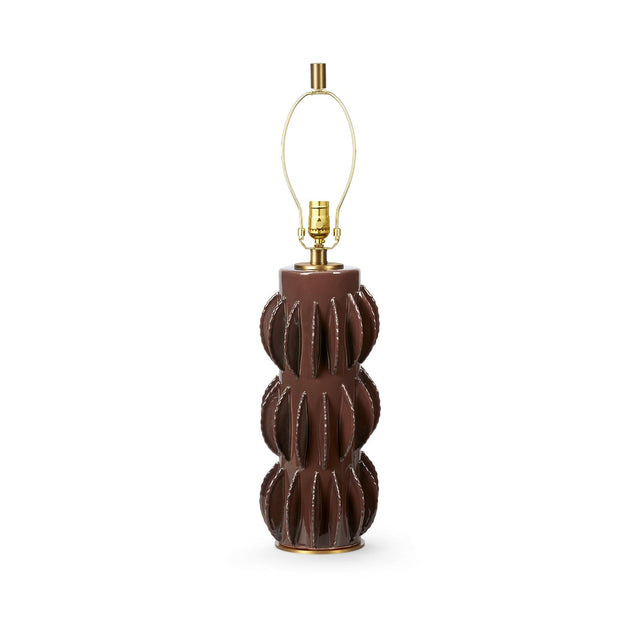 Villa & House Oxblood Cocoa Saguaro Lamp