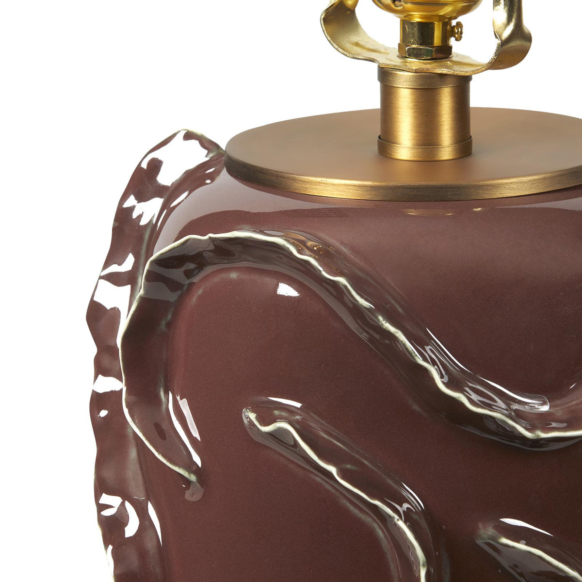 Villa & House Oxblood Cocoa Vinework Lamp