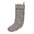 Schumacher Sparkling Silver 8" x 24" Tenue De Soirée Stocking