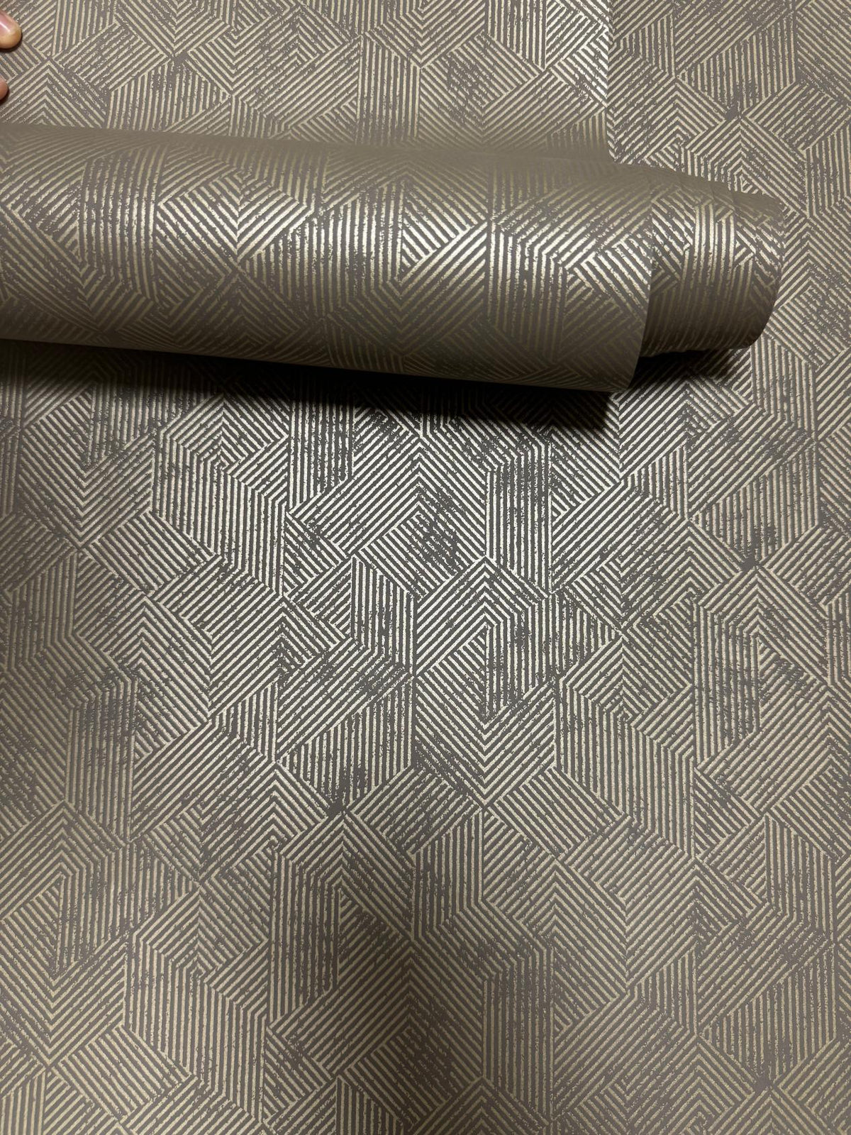 Galerie NT98014 New Touch Prism Bronze Brown Wallpaper NT98014 Bronze Brown Wallpaper