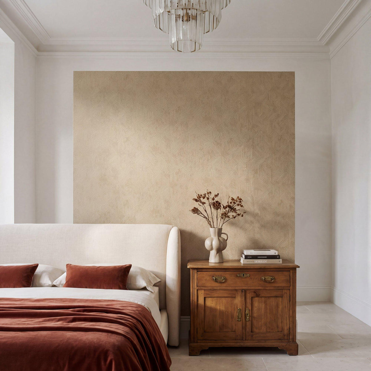 Galerie NT98012 New Touch Prism Beige Wallpaper NT98012 Beige Wallpaper