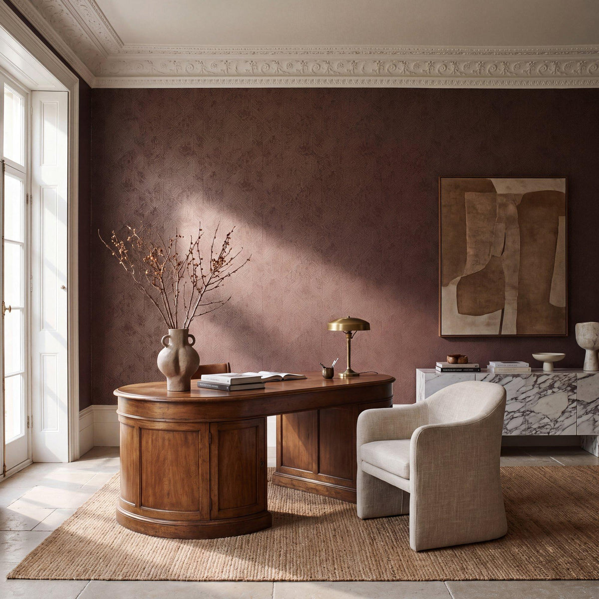 Galerie NT98015 New Touch Prism Red Wallpaper NT98015 Red Wallpaper