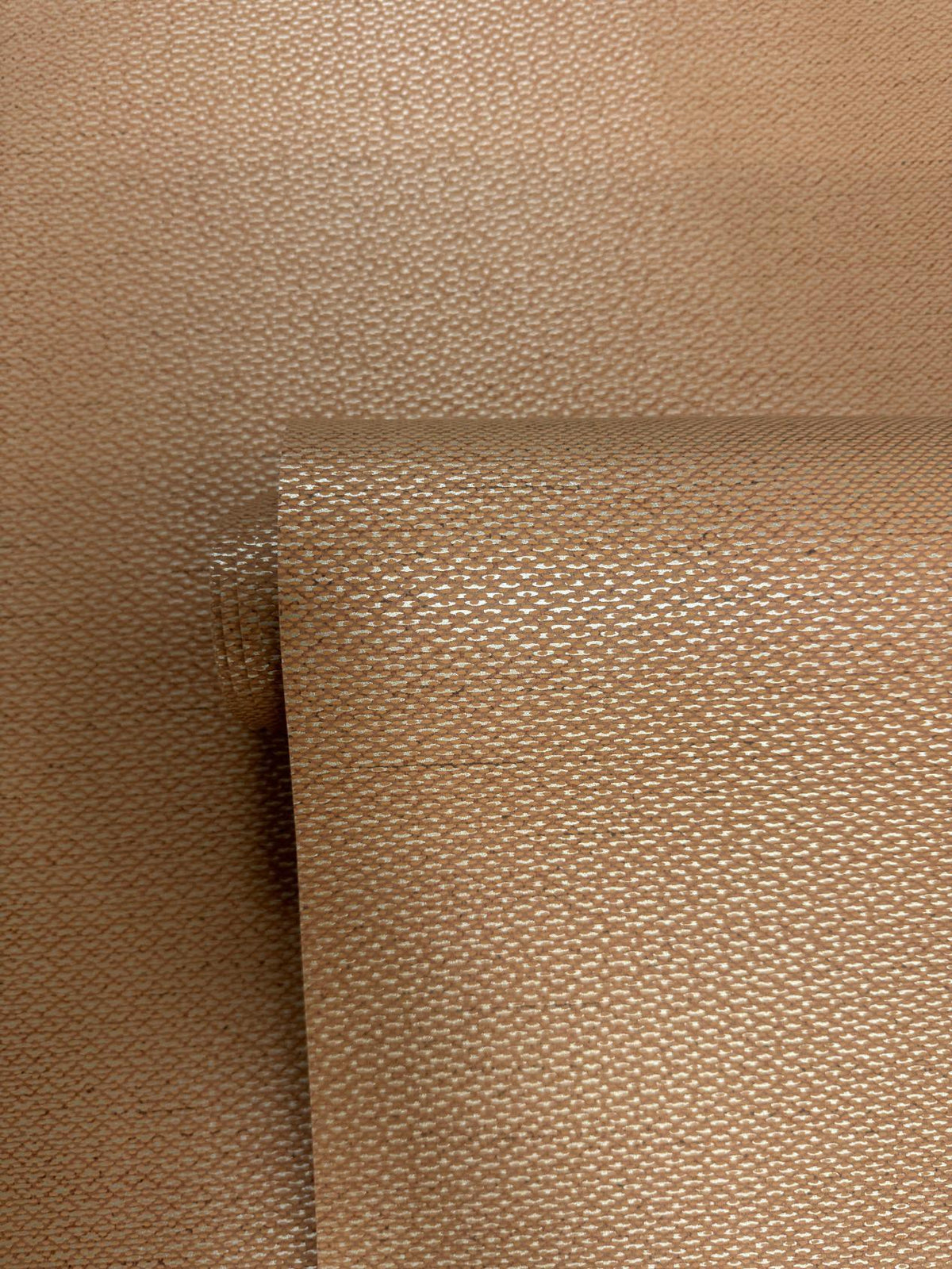Galerie NT98024 New Touch Woven Texture Orange Wallpaper NT98024 Orange Wallpaper