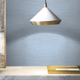 Galerie NT98025 New Touch Woven Texture Blue Wallpaper NT98025 Blue Wallpaper