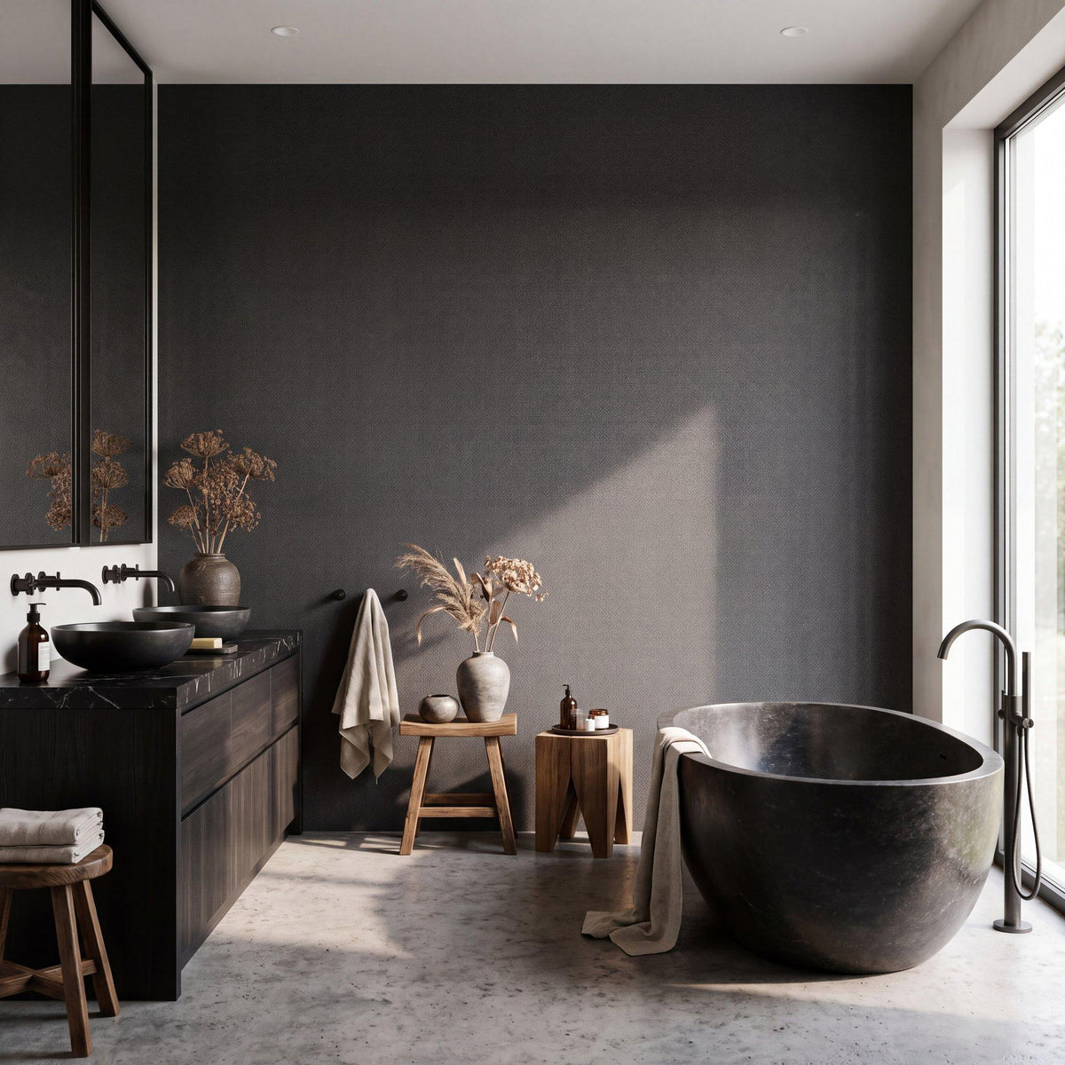 Galerie NT98029 New Touch Interlace Black Wallpaper NT98029 Black Wallpaper