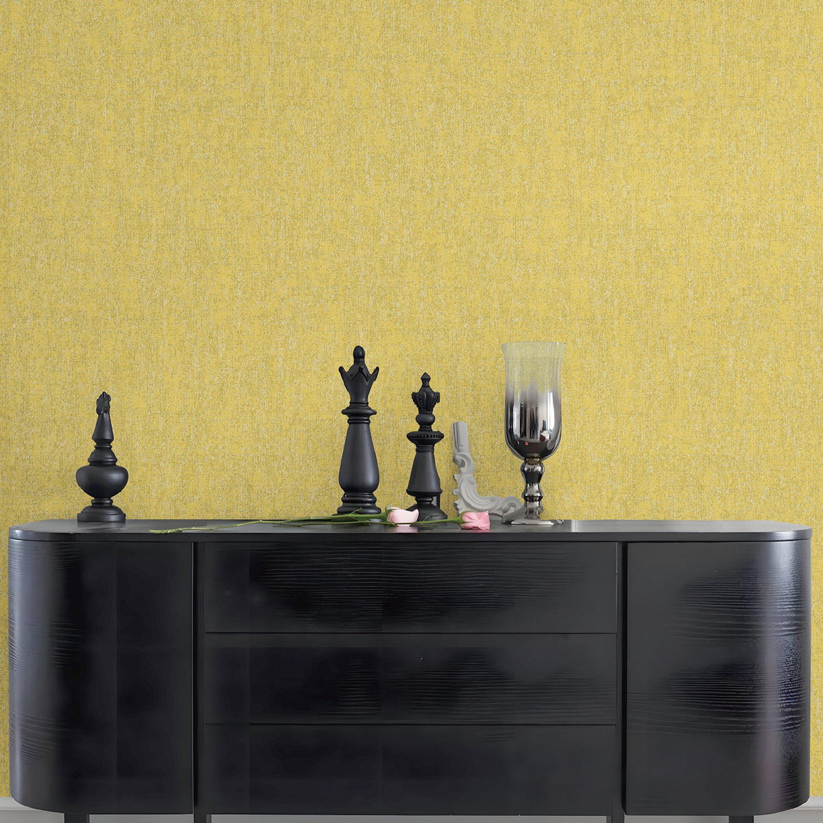 Galerie NT98042 New Touch Mottled Specks Yellow Wallpaper NT98042 Yellow Wallpaper