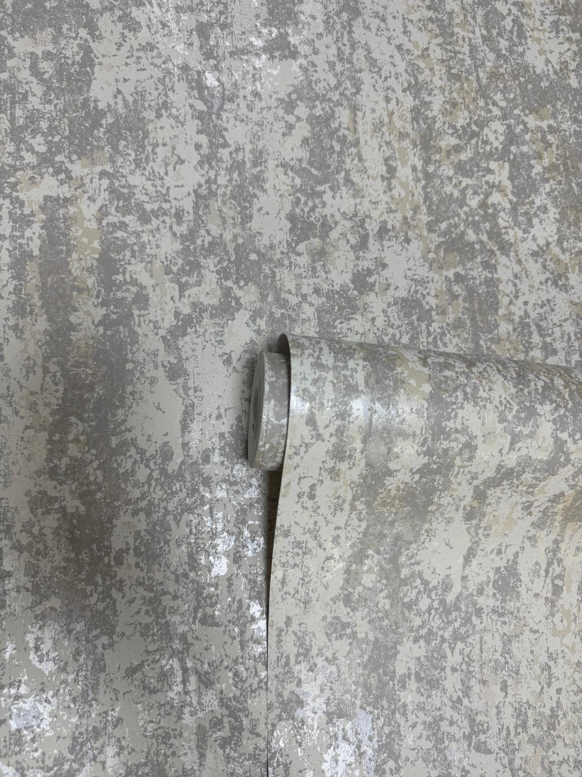 Galerie NT98045 New Touch Patina Silver Grey Wallpaper NT98045 Silver Grey Wallpaper