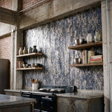 Galerie NT98047 New Touch Patina Blue Wallpaper NT98047 Blue Wallpaper
