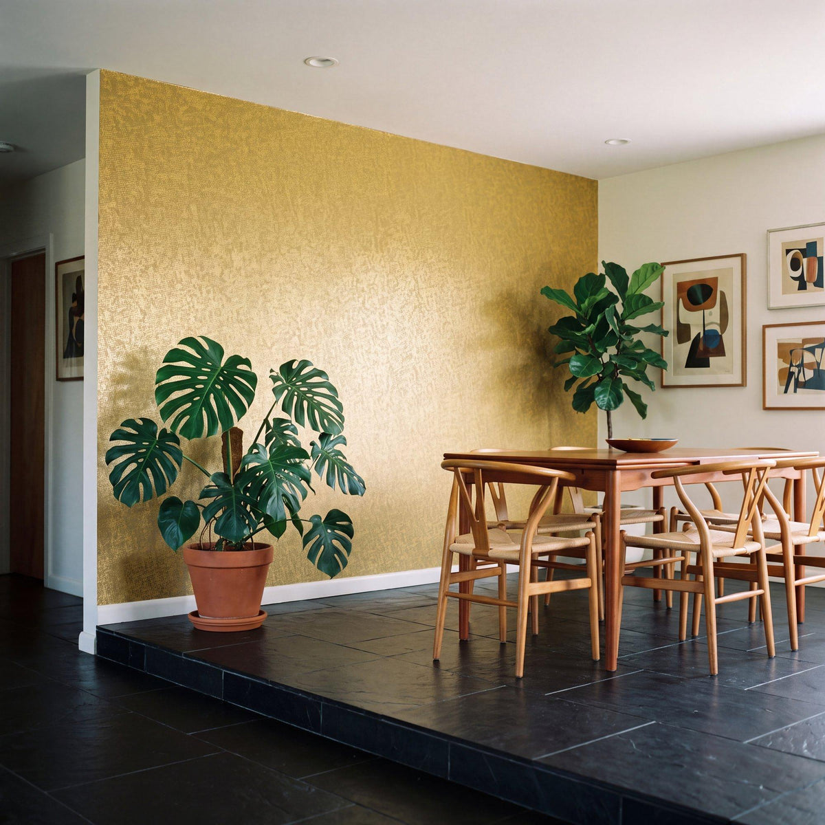 Galerie NT98049 New Touch Scatter Yellow Wallpaper NT98049 Yellow Wallpaper