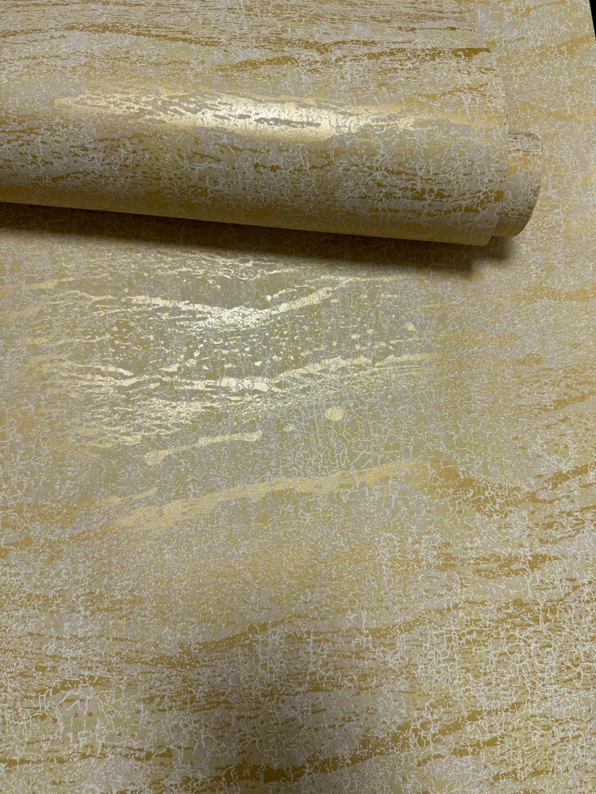 Galerie NT98065 New Touch Ripple Yellow Wallpaper NT98065 Yellow Wallpaper