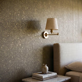 Galerie NT98069 New Touch Worn Pinstripe Gold Wallpaper NT98069 Gold Wallpaper