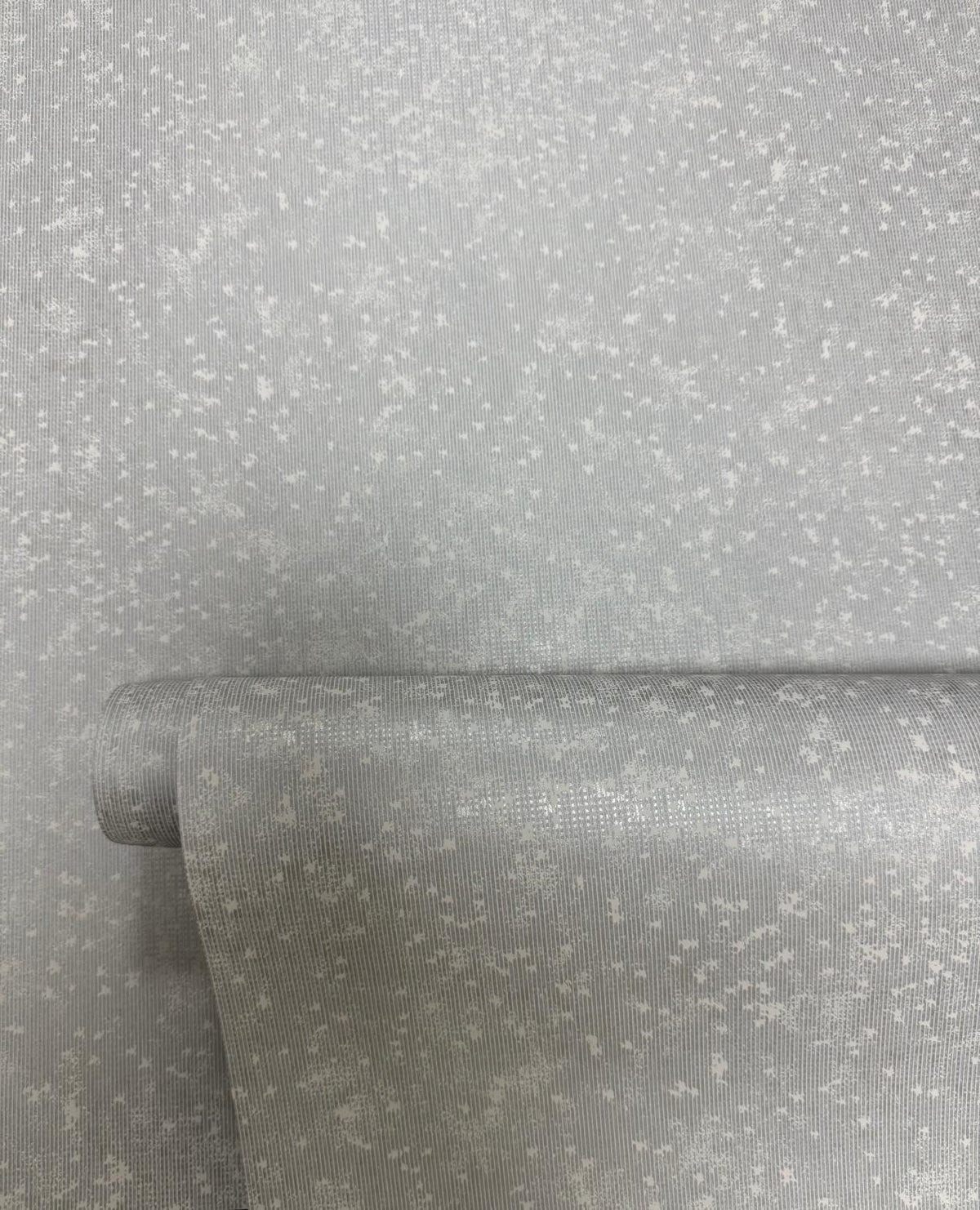 Galerie NT98070 New Touch Worn Pinstripe Silver Grey Wallpaper NT98070 Silver Grey Wallpaper