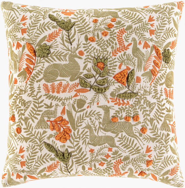 Surya Tanzania TZN-006 22"L x 22"W Pillow Cover