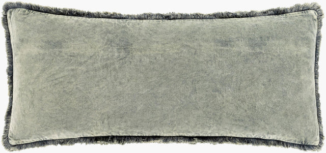 Surya Washed Cotton Velvet WCV-008 18"L x 18"W Pillow