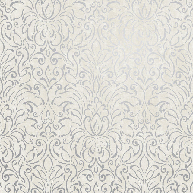 Galerie MX88001 Metallic FX 2 Damask Cream Wallpaper MX88001 Cream Wallpaper