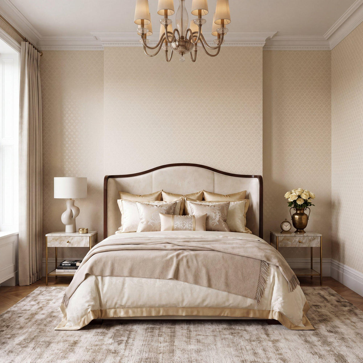 Galerie MX88012 Metallic FX 2 Diamond Damask Cream Wallpaper MX88012 Cream Wallpaper
