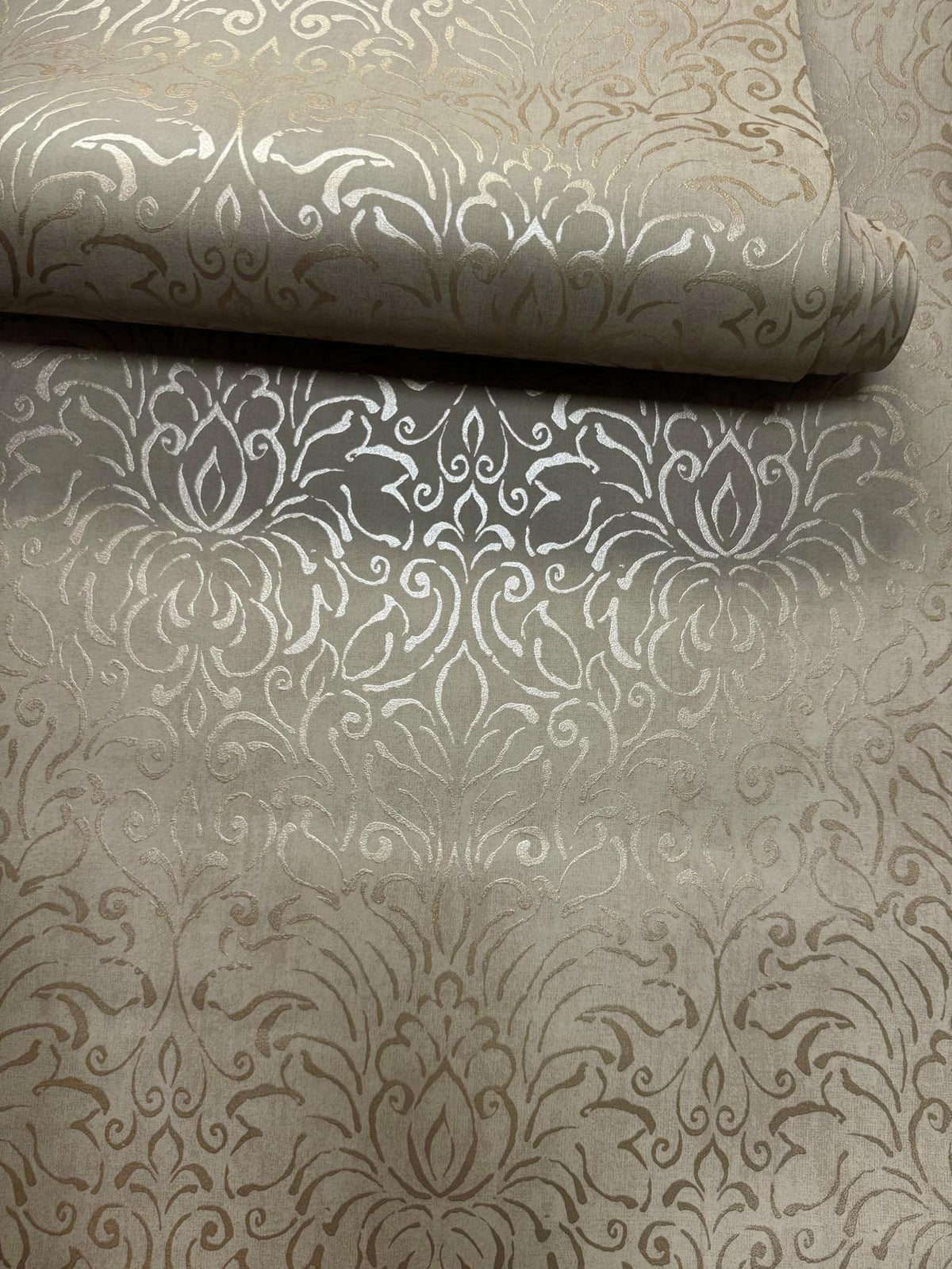 Galerie MX88002 Metallic FX 2 Damask Bronze Brown Wallpaper MX88002 Bronze Brown Wallpaper