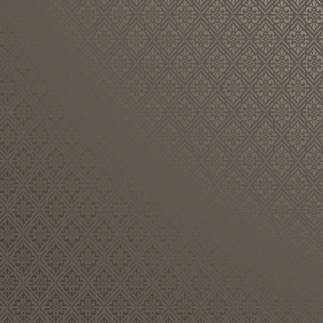 Galerie MX88015 Metallic FX 2 Diamond Damask Bronze Brown Wallpaper MX88015 Bronze Brown Wallpaper