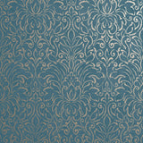 Galerie MX88003 Metallic FX 2 Damask Blue Wallpaper MX88003 Blue Wallpaper