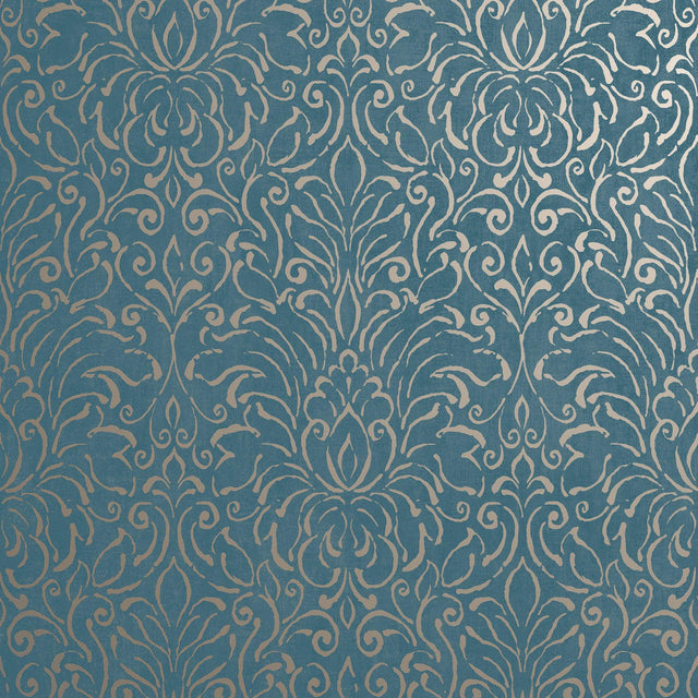 Galerie MX88003 Metallic FX 2 Damask Blue Wallpaper MX88003 Blue Wallpaper