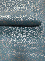 Galerie MX88003 Metallic FX 2 Damask Blue Wallpaper MX88003 Blue Wallpaper