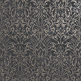 Galerie MX88005 Metallic FX 2 Damask Black Wallpaper MX88005 Black Wallpaper