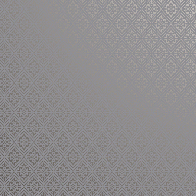 Galerie MX88016 Metallic FX 2 Diamond Damask Silver Grey Wallpaper MX88016 Silver Grey Wallpaper