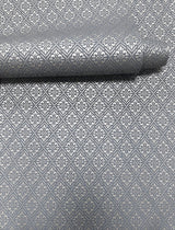Galerie MX88016 Metallic FX 2 Diamond Damask Silver Grey Wallpaper MX88016 Silver Grey Wallpaper