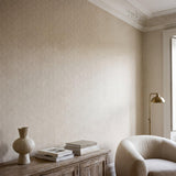 Galerie MX88021 Metallic FX 2 Stripe Geometric Beige Wallpaper MX88021 Beige Wallpaper